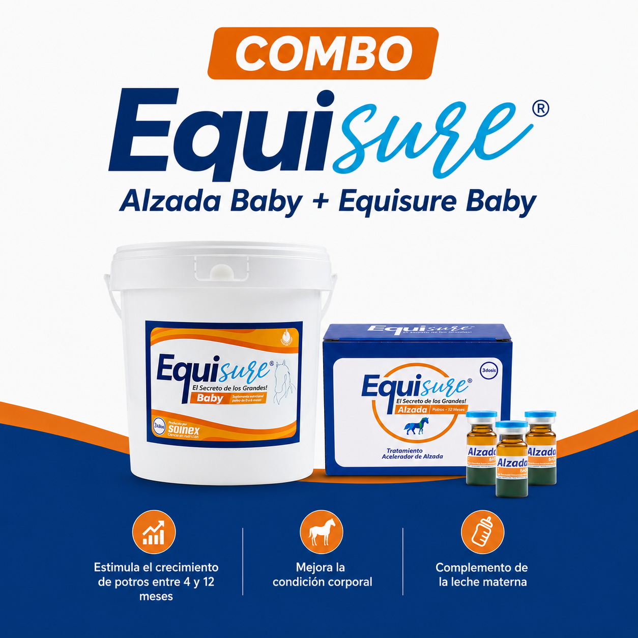 Combo Equisure Alzada Baby + Equisure Baby