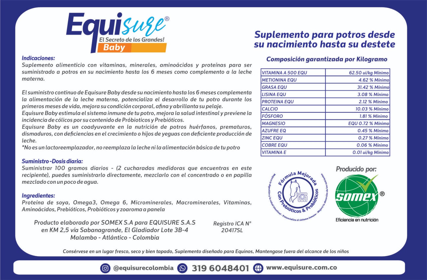 EQUISURE BABY